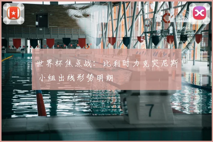 世界杯焦点战：比利时力克突尼斯 小组出线形势明朗